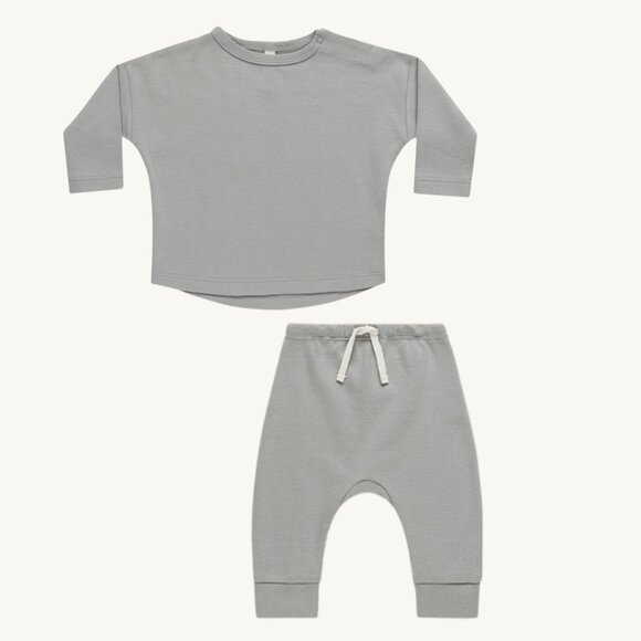 Quincy Mae Other - NWT - Quincy Mar ORGANIC Dutsy Blue set